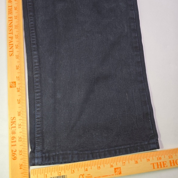 Vtg 90s Y2K Levi's SilverTab Black Denim Baggy Mega Wide Leg Jeans Skater - Picture 12 of 12
